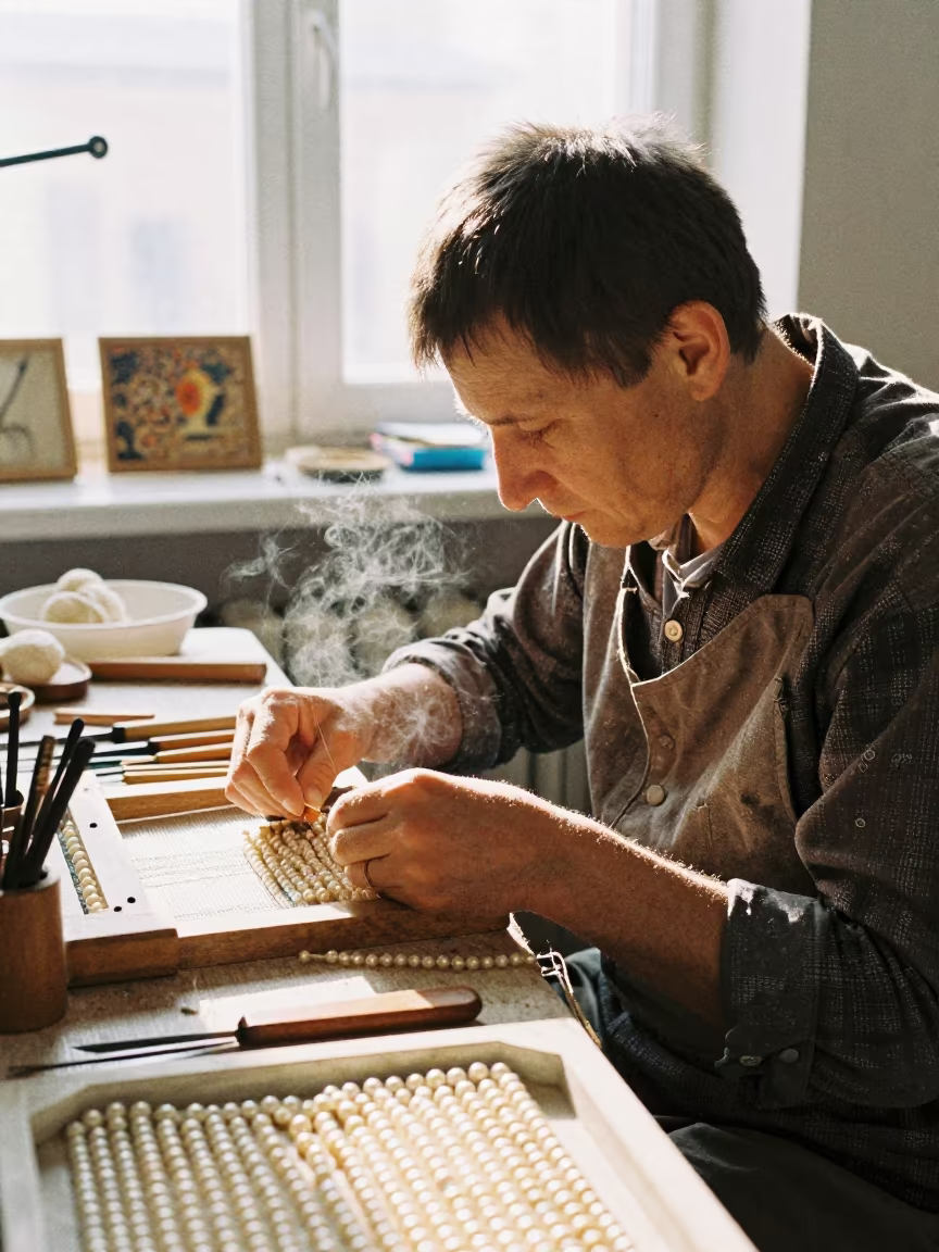 Pearl Stringer in Novosibirsk Late Afternoon Light in in Novosibirsk