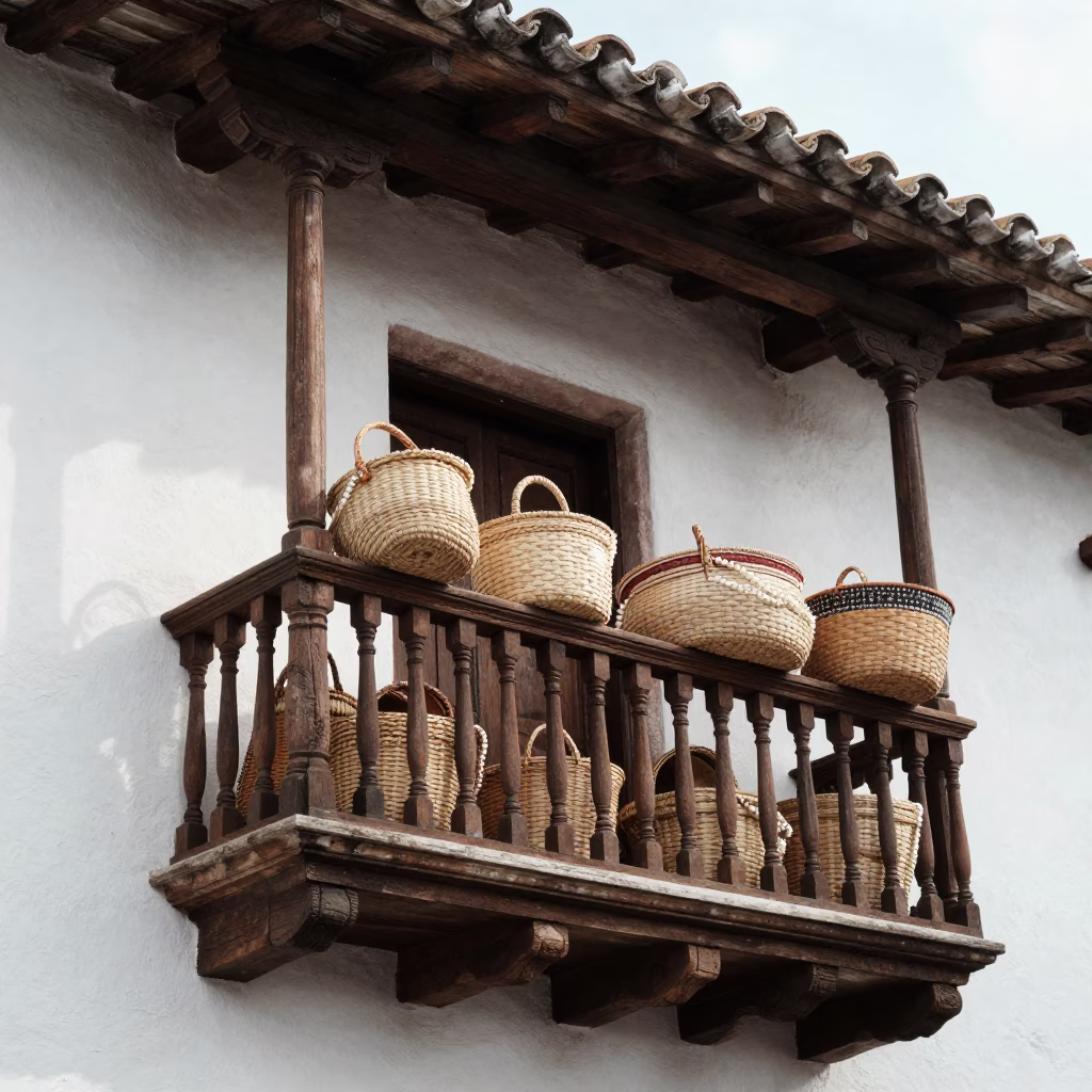 Pearls in Merida at Late Morning Light in in Merida, Mexico