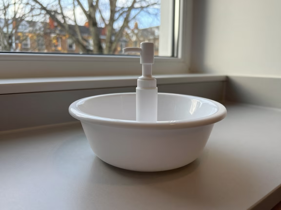 Pedicure Tub Liner Dispenser North Light in inside a skincare treatment room near London