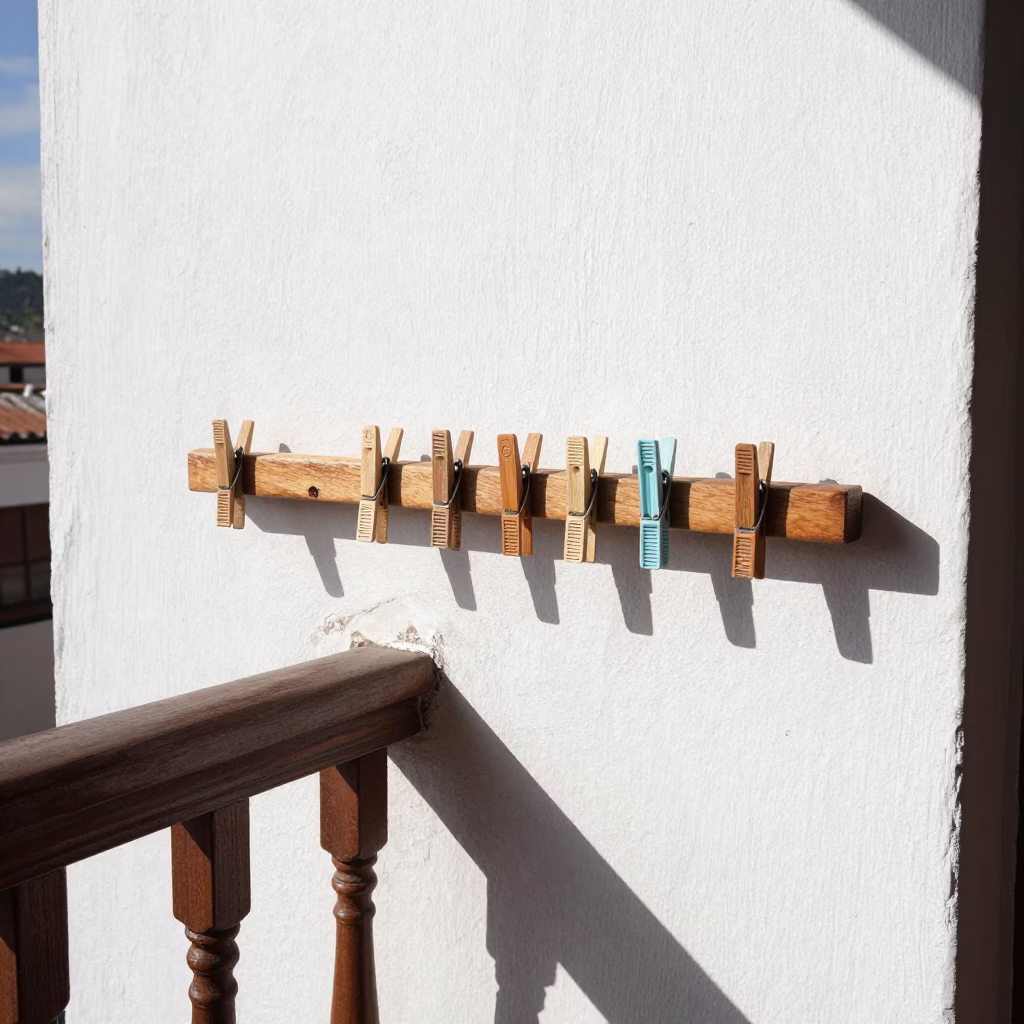 Peg Rail in Quito in in Quito, Ecuador