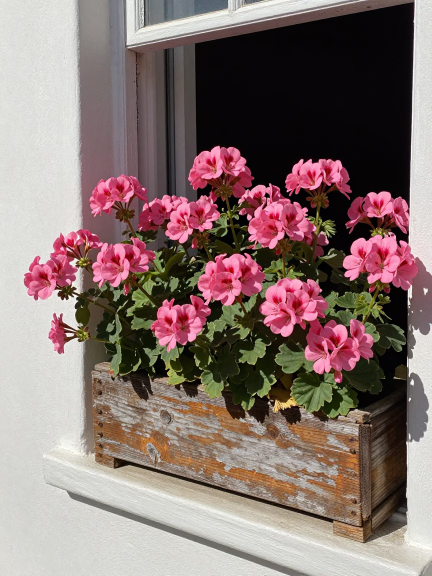 Pelargonium Blooms in Cape Town in in Cape Town, South Africa