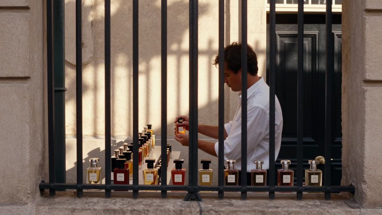 Perfume Bottles in Paris in in Paris, France
