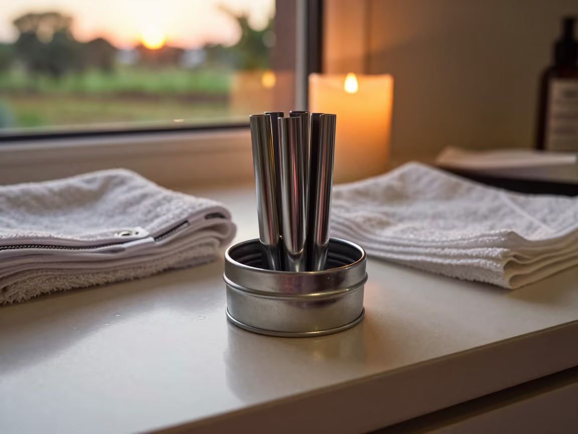 Perm Rod Band Refill Tin in Kisumu Skincare Room in inside a skincare treatment room in Kisumu