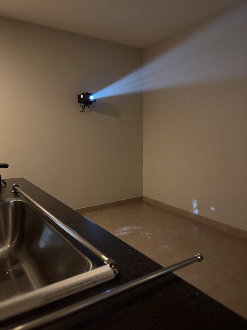 Perm Rod Sanitizer Tub at Abidjan Salon Counter in at a salon reception counter in Abidjan