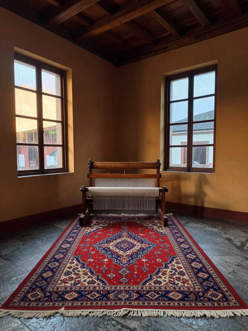 Persian Loom in Puerto Cabello Prayer Hall in in a prayer hall in Puerto Cabello