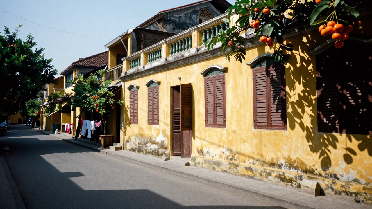 Persimmons in Hoi An in in Hoi An, Vietnam