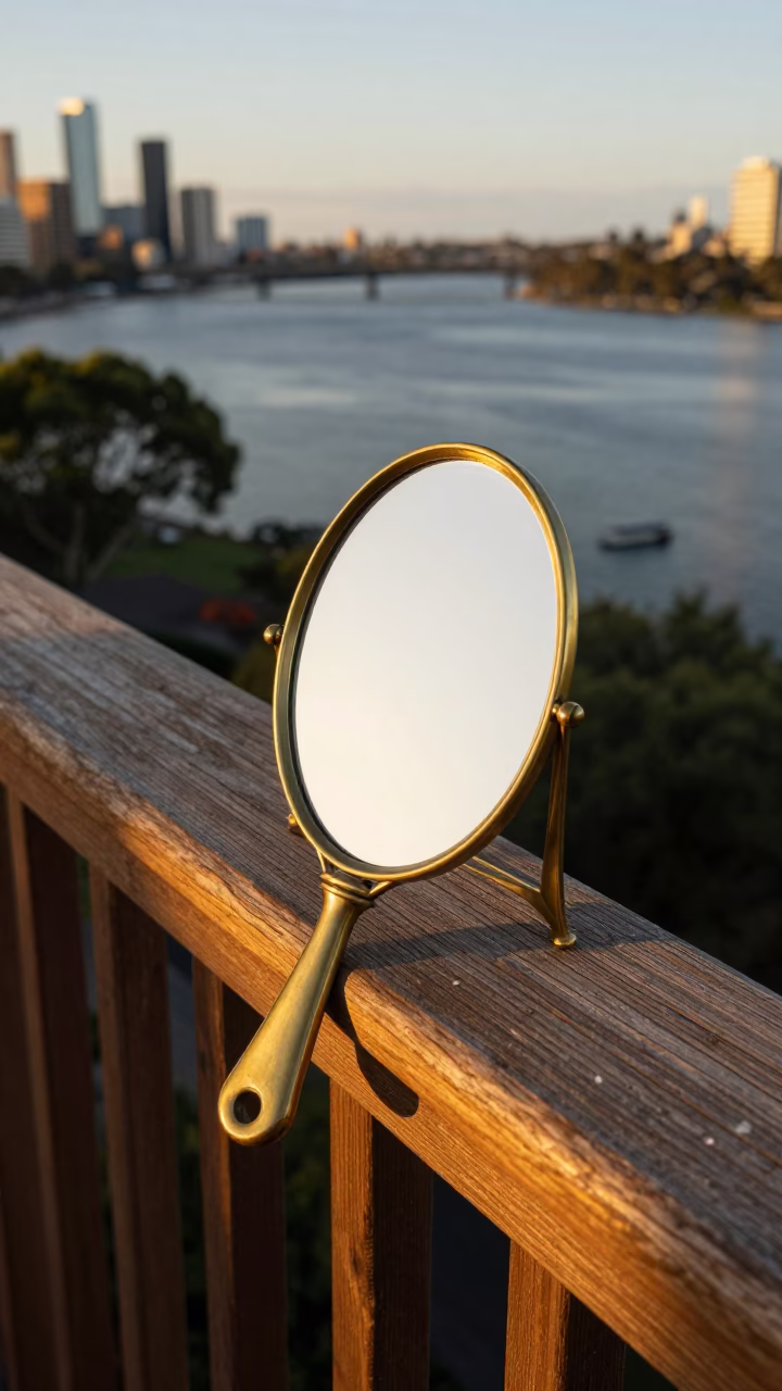 Perth Brass Hand Mirror in in Perth, Australia