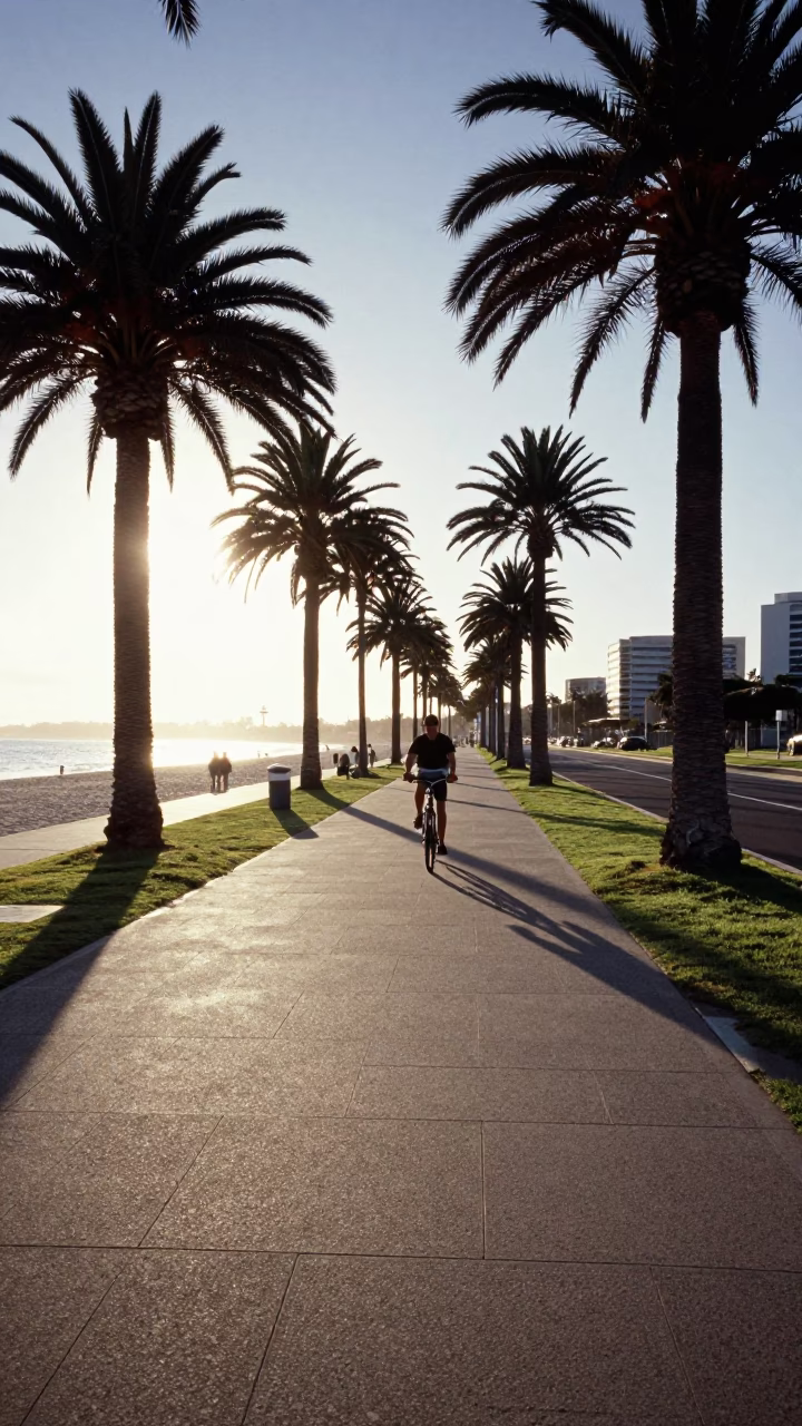 Perth Morning Light at The Late Morning Light in in Perth, Western Australia, Australia