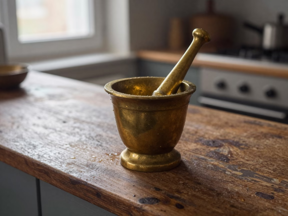 Pestle at First Light in in Prague, Czech Republic