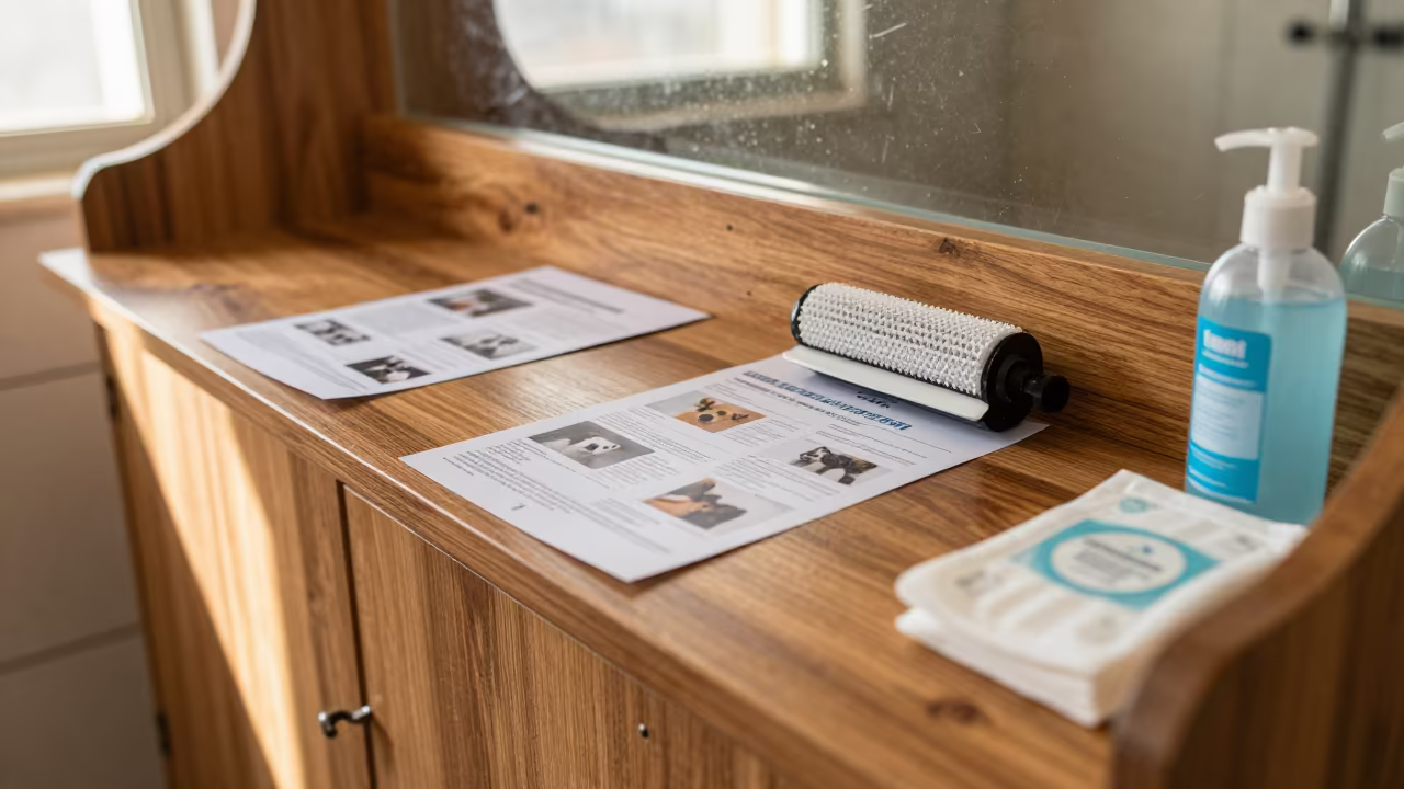 Pet Adoption Profiles and Care Supplies in at a self-serve dog wash station in Omdurman