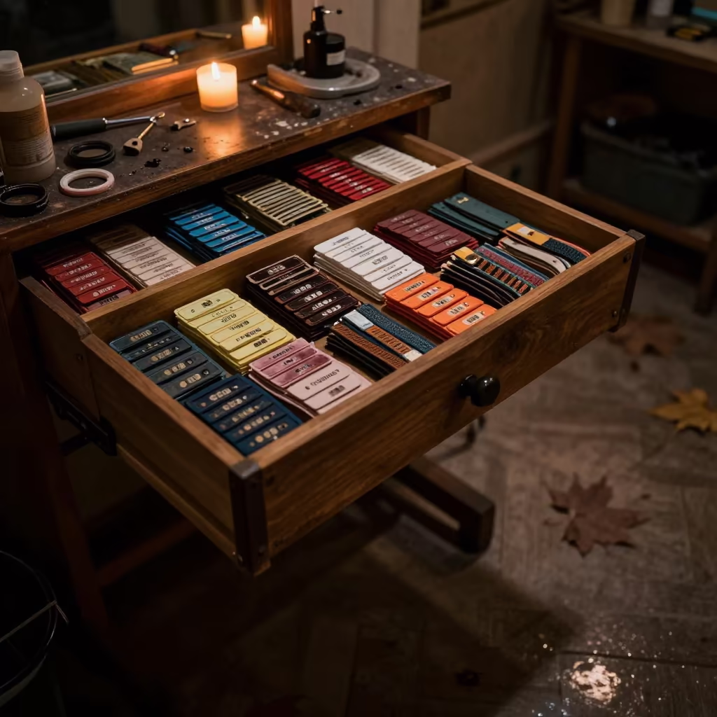 Pet care label drawer reset in Yazd in inside a grooming bay in Yazd