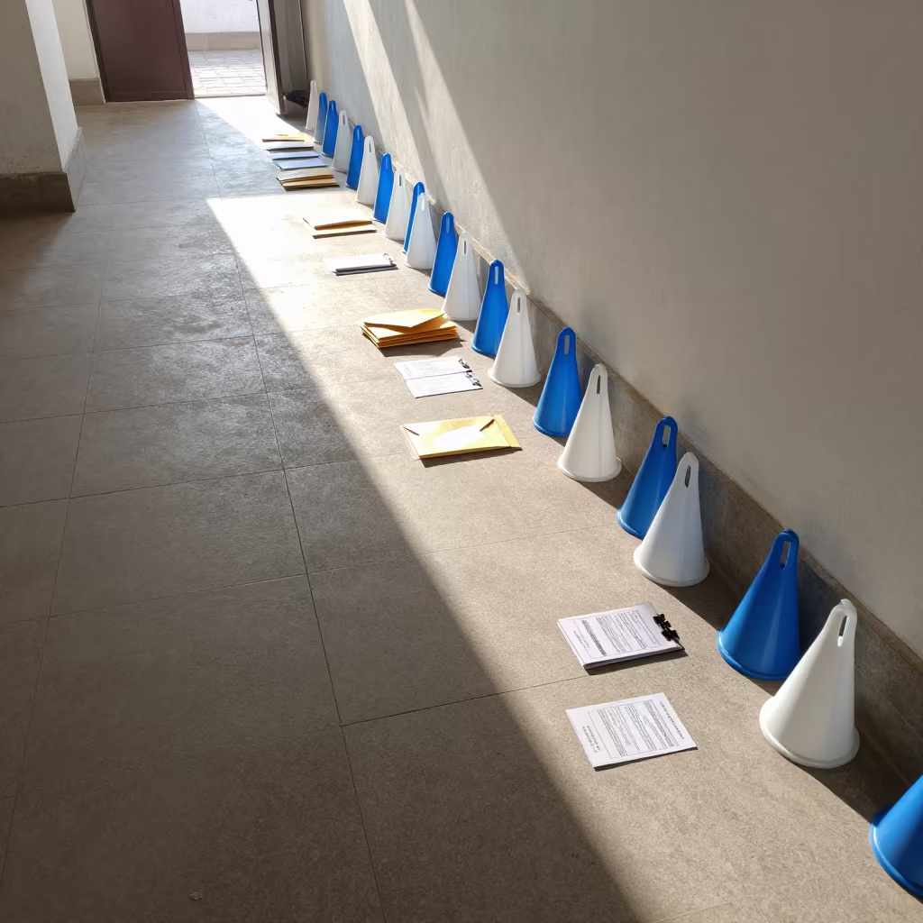 Pet Event Canopy Stake Cup in Kennel Corridor in in a boarding kennel corridor in Jalandhar