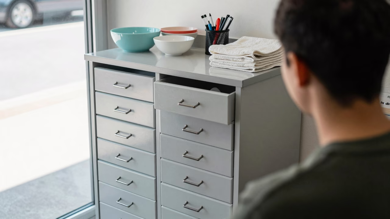 Pet Prosthetic Fitting Drawer in Kasulu Store in inside a pet store aisle in Kasulu