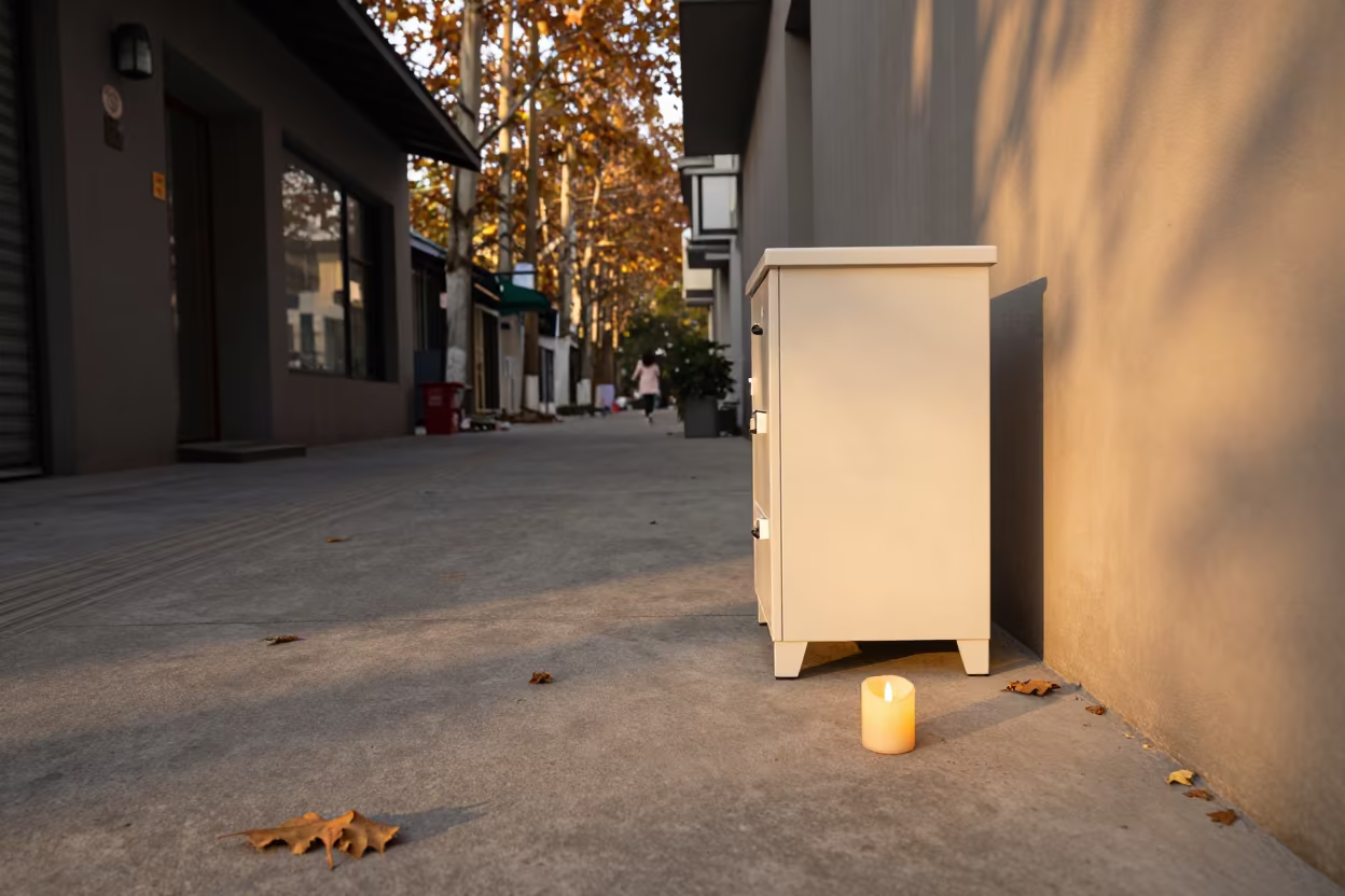 Pet Taxi Locker in Hangzhou Kennel Sunset in in a boarding kennel corridor in Hangzhou