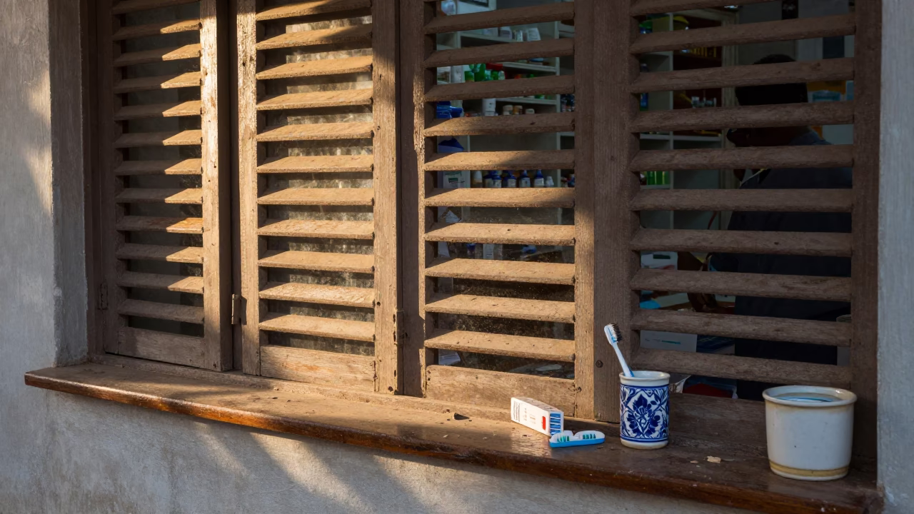 Pharmacy Counter in Dakar in in Dakar, Senegal