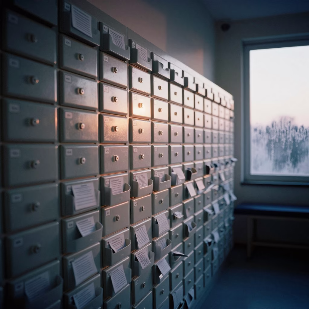 Pharmacy Drawer Wall Before Dawn Rounds in inside a rehabilitation gym in Adana