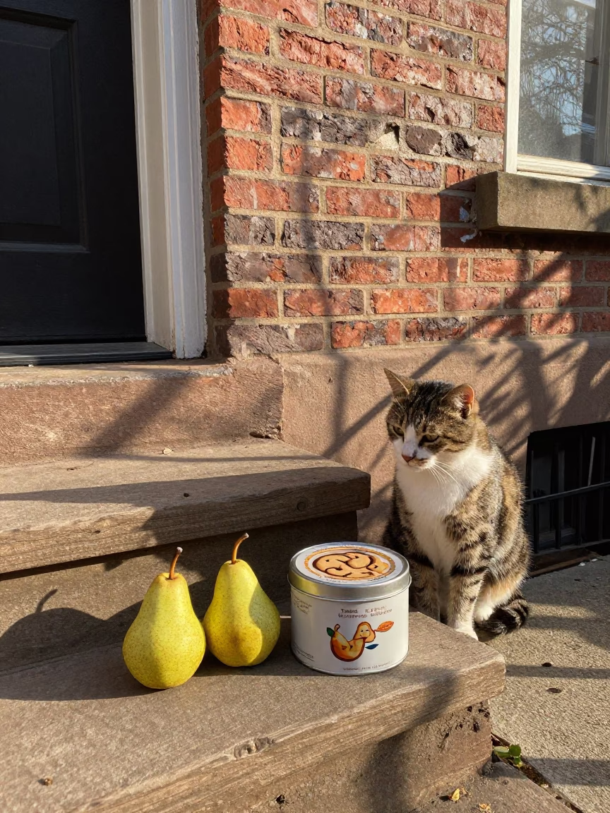 Philadelphia Cat at Late Afternoon Light in in Philadelphia, Pennsylvania, United States