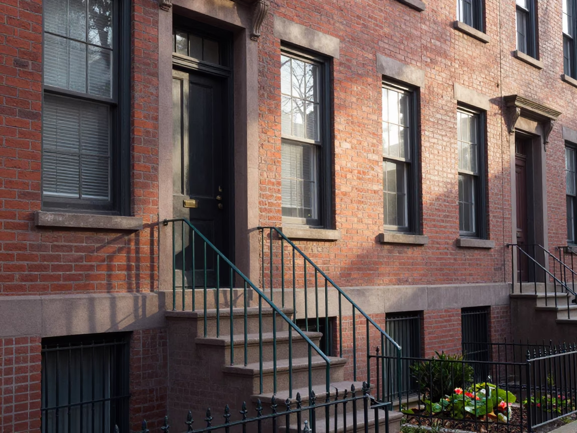 Philadelphia Garden Details at As First Light Reaches The Scene in in Philadelphia, Pennsylvania, United States