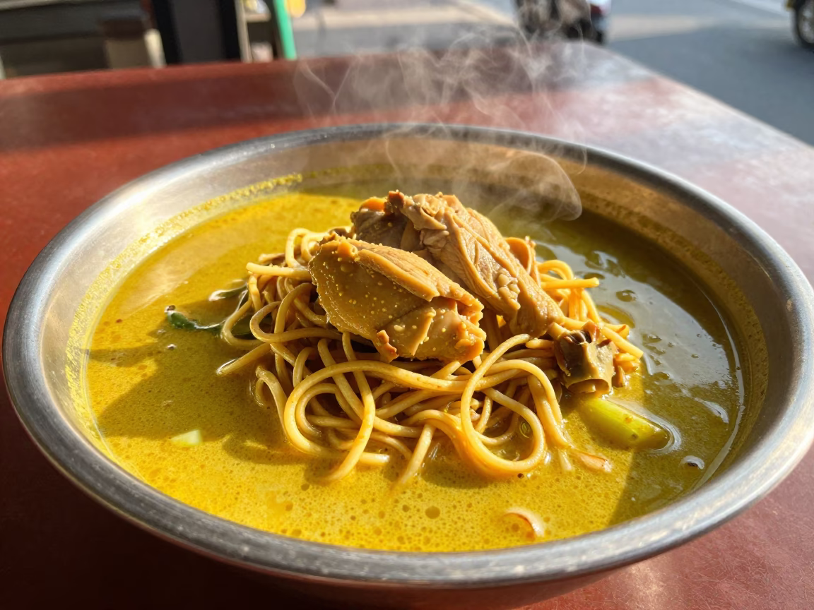 Phnom Penh Soi Bowl at Clear Late-afternoon Light in in Phnom Penh, Cambodia
