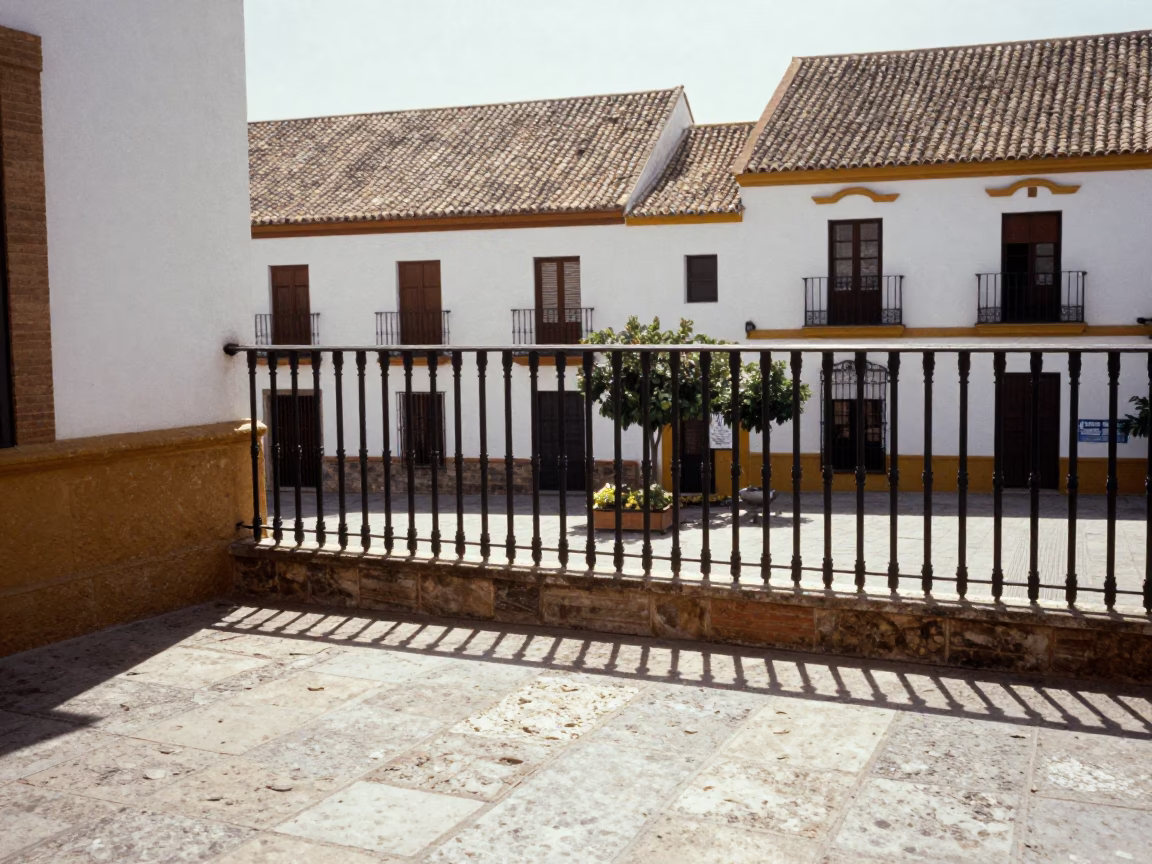 Photography 1990s in Seville at The Flat Glare Of Noon Light in in Seville, Spain