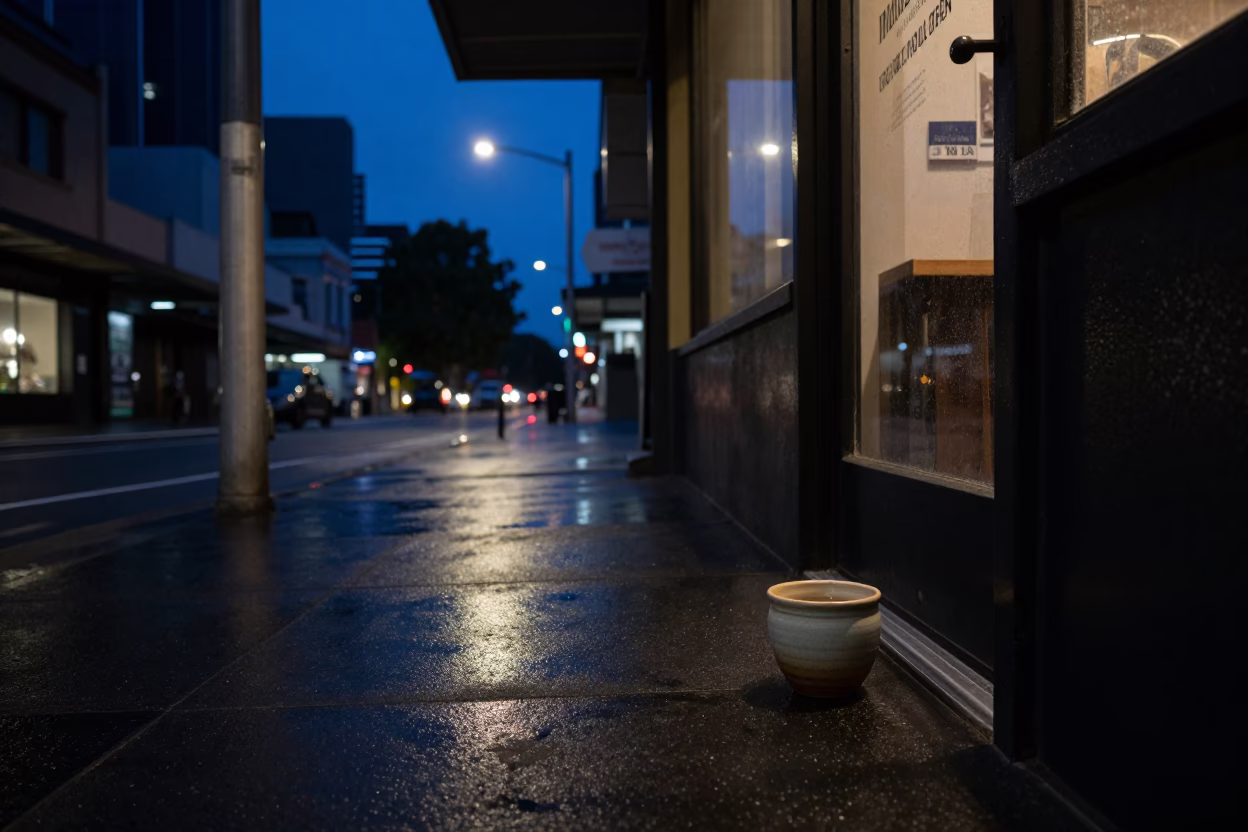 Photography in Melbourne at Midnight Light in in Melbourne, Victoria, Australia
