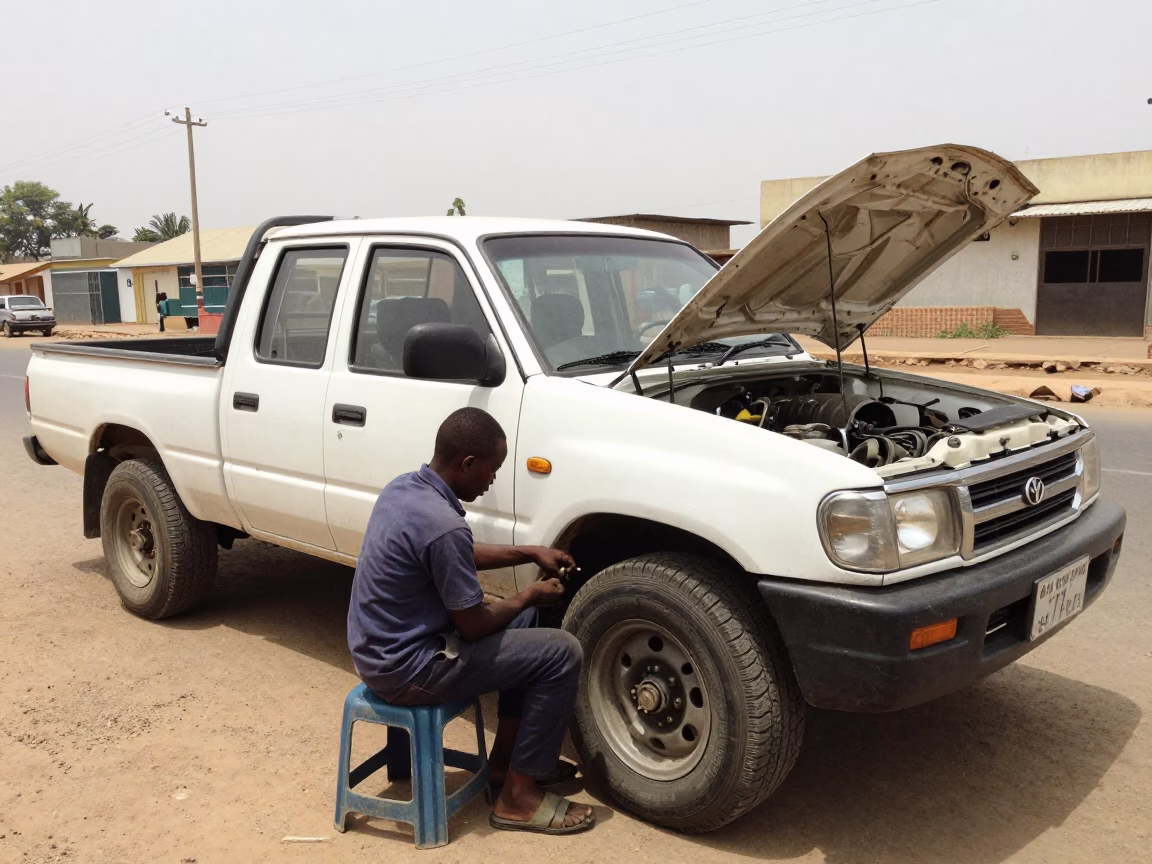 Pickup Truck in Dakar in in Dakar, Senegal