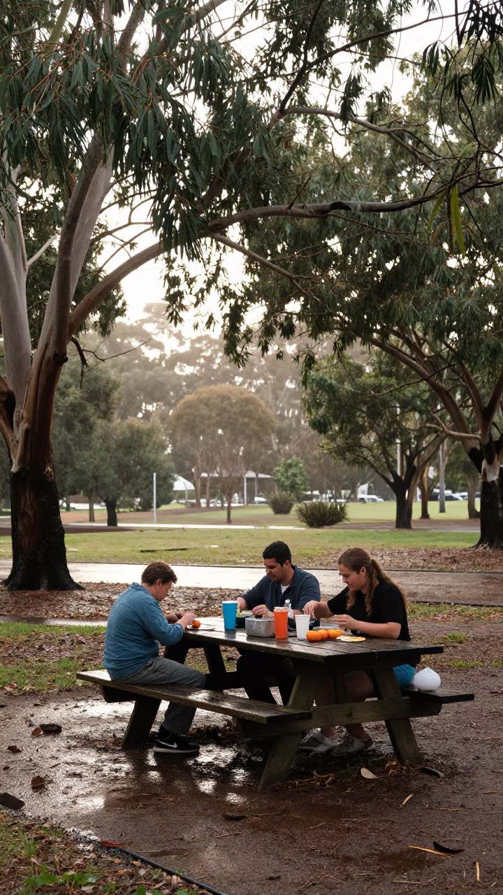 Picnic Preparation in Perth in in Perth, Western Australia, Australia