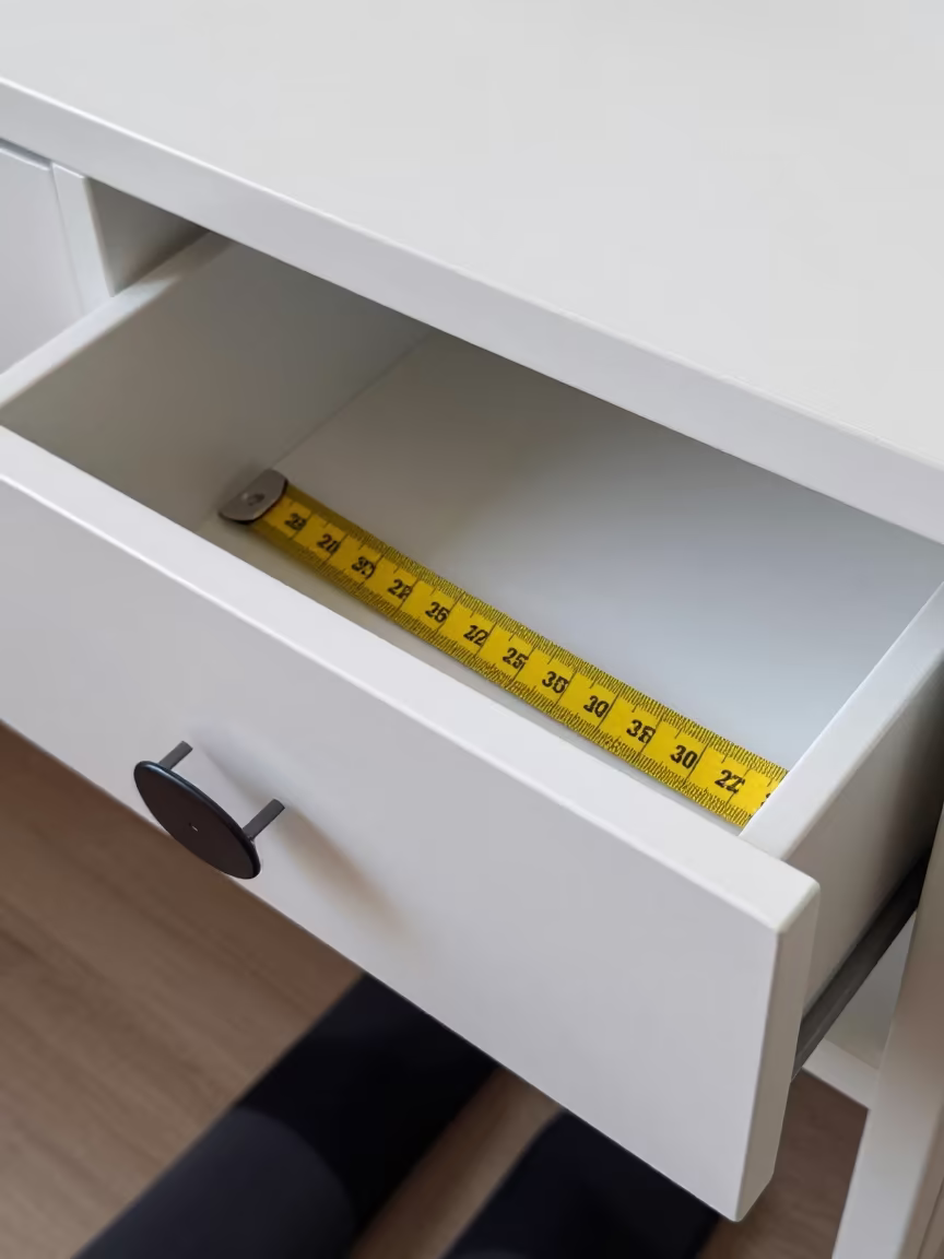 Pilates Studio Tape Measure Drawer Noon in inside a yoga studio before the session begins in Thiruvananthapuram