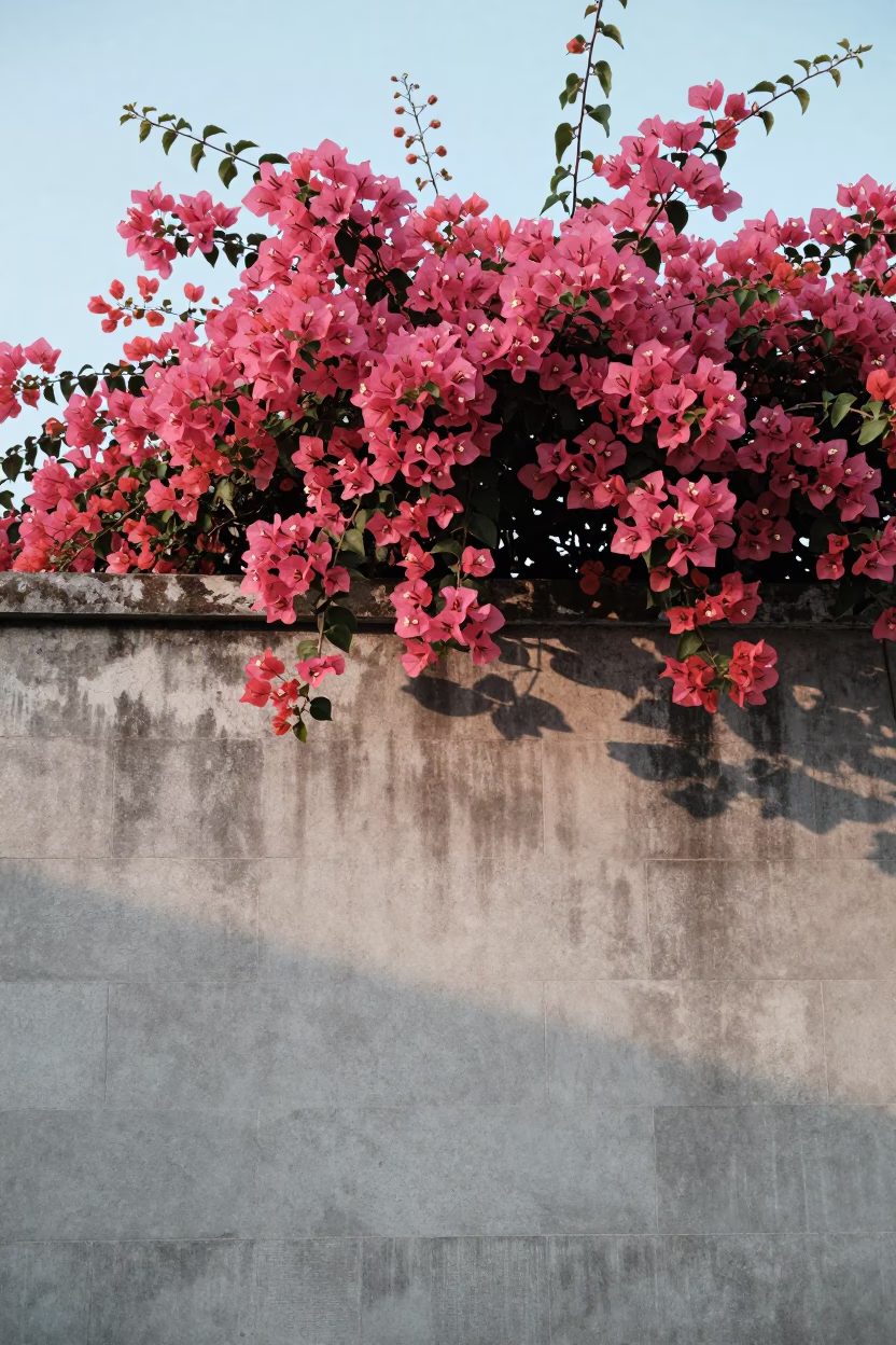 Pink Bougainvillea in Tainan in in Tainan, Taiwan