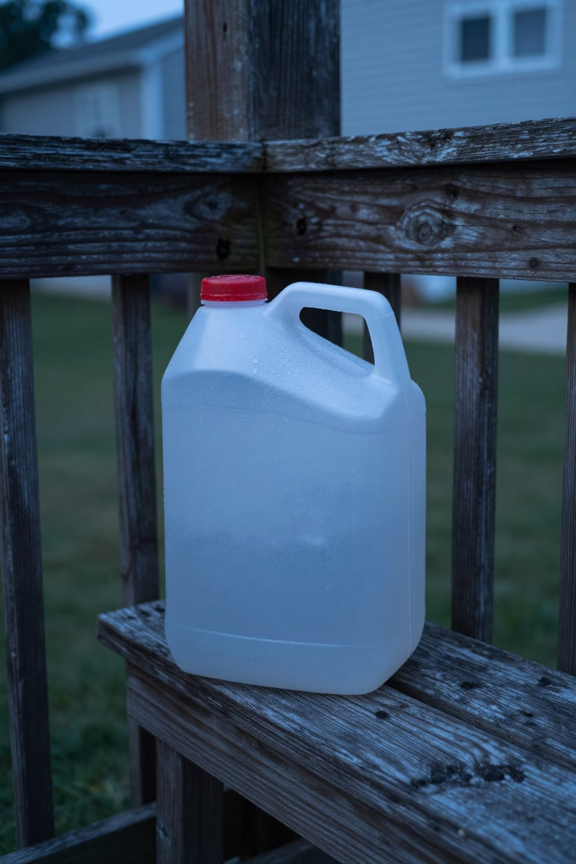 Plastic Cooler Jug in Austin in in Austin, United States