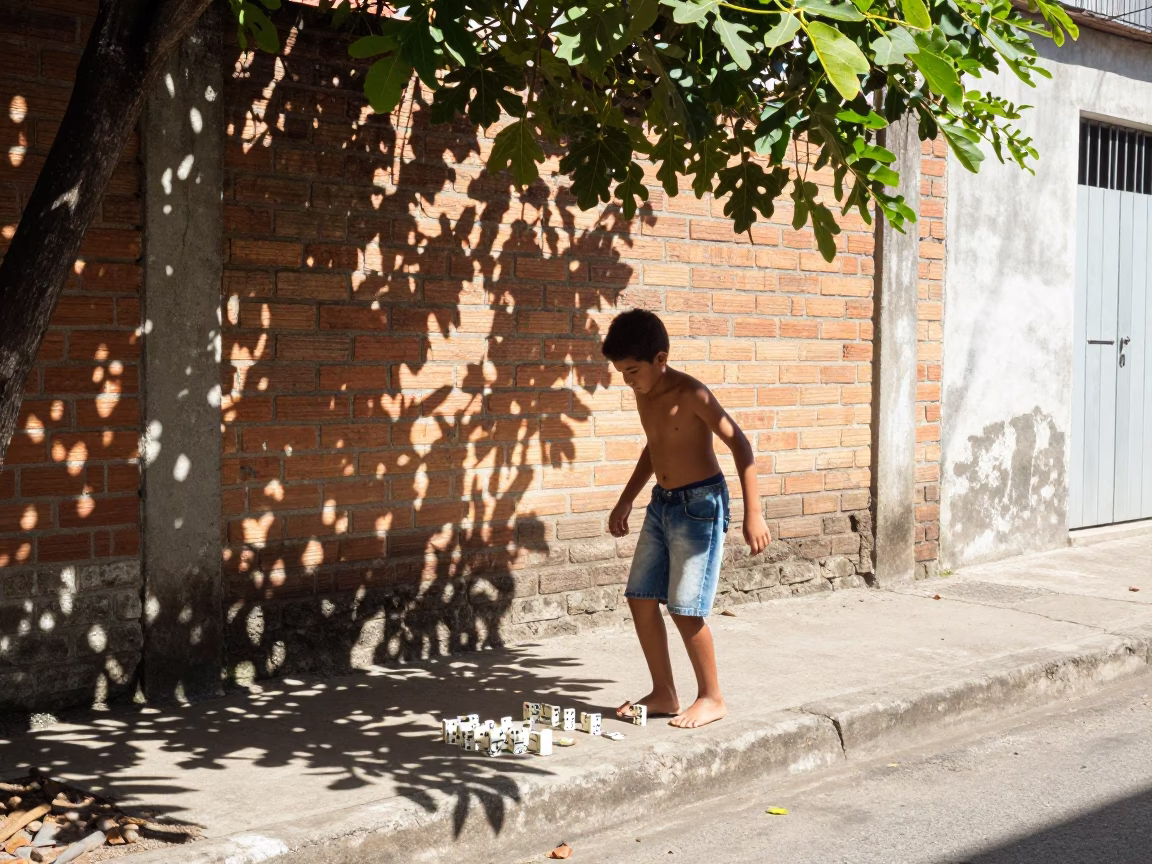 Playing Dominoes in São Paulo in in São Paulo, Brazil