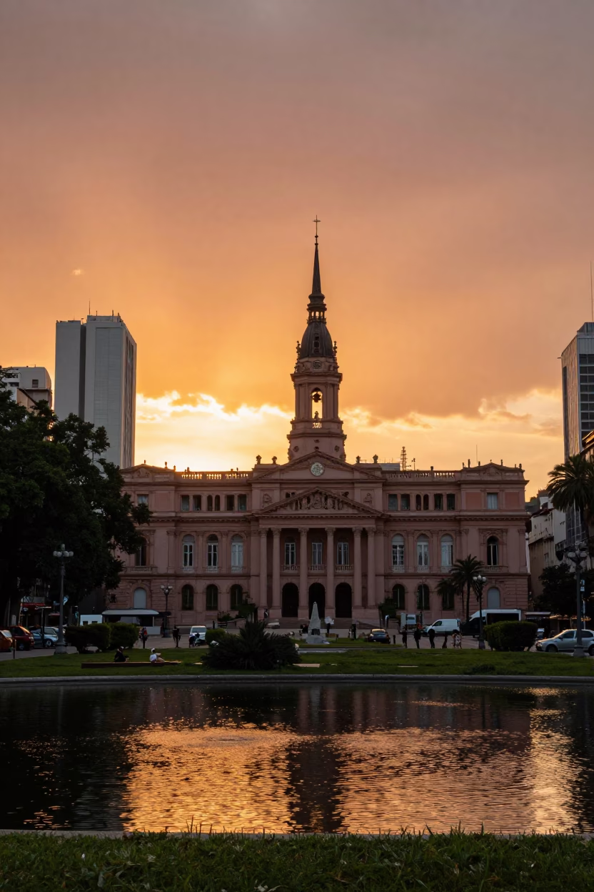 Plaza De Mayo in Buenos Aires in in Buenos Aires, Argentina
