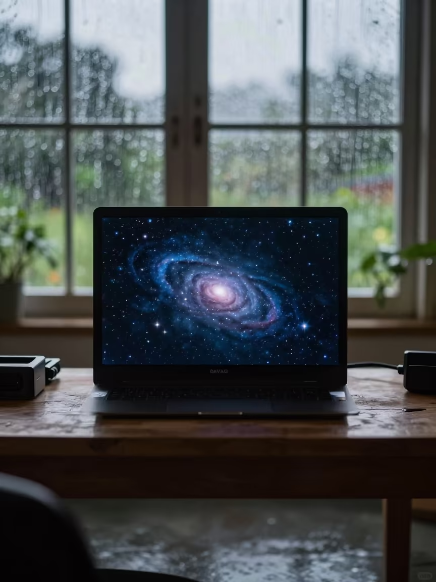 Pleiades Cluster Reflection on Davao Workbench in on a wooden workbench in Davao