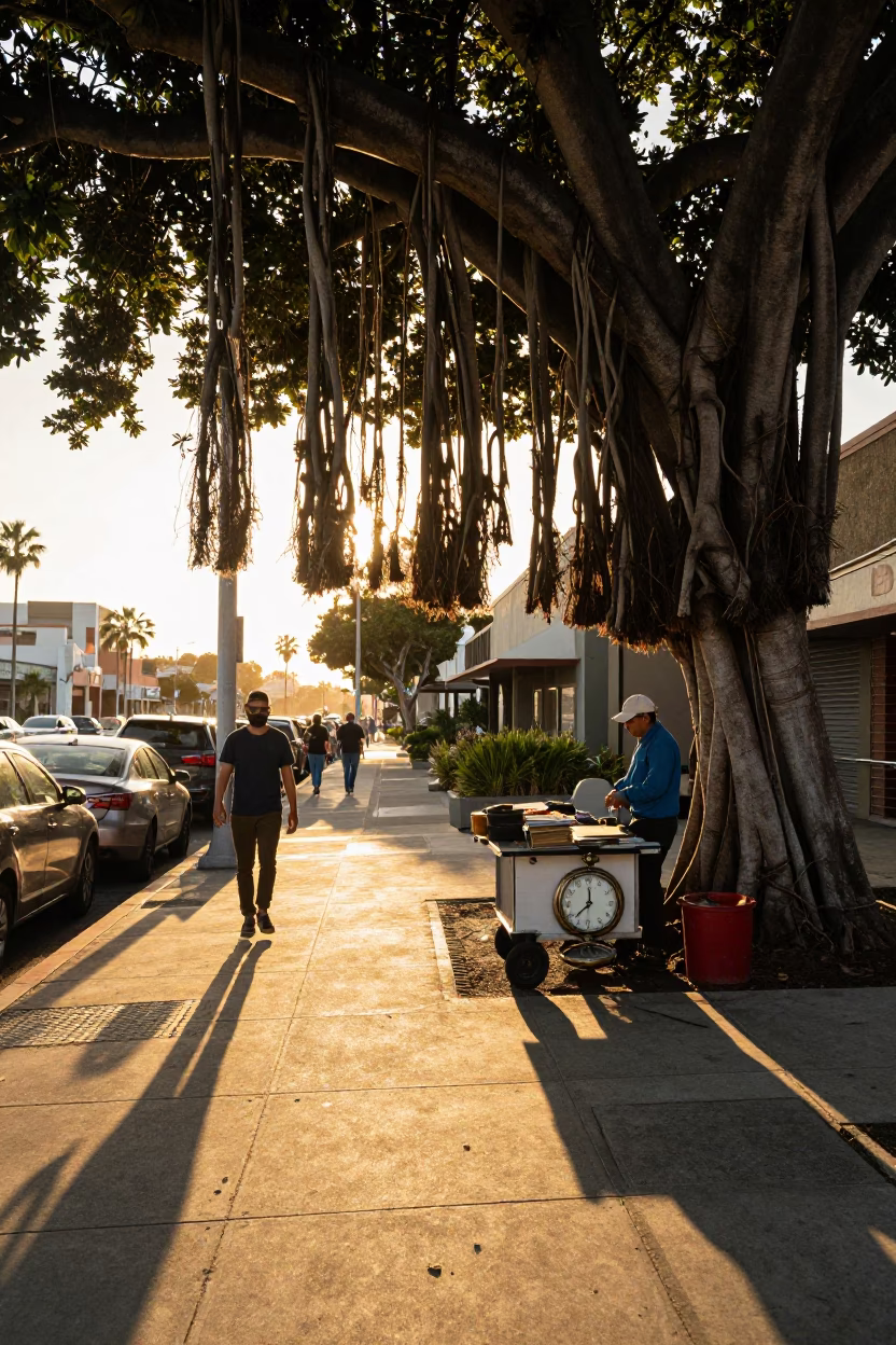 Pocket Watch in San Diego at Golden Hour in in San Diego, California, United States