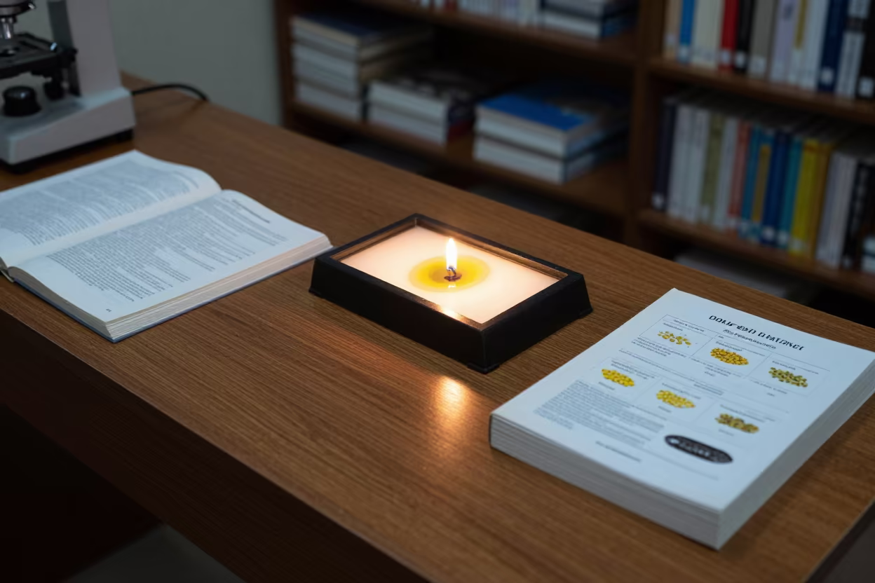 Pollen Reference Books and Microscope Slide Warming Tray in in a specimen archive room in Ranchi
