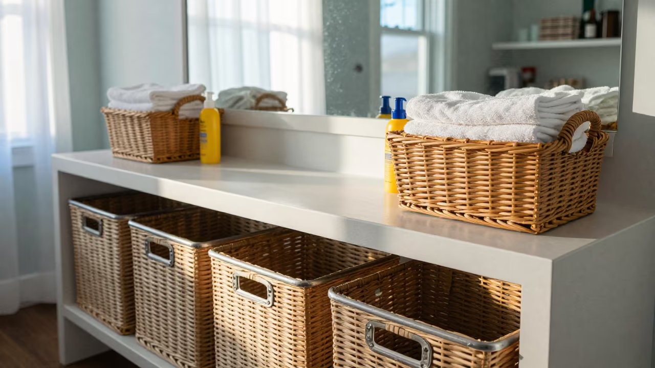 Pool Towel Station Before Dawn in Louisville Breakfast Room in inside a breakfast room before opening in Louisville