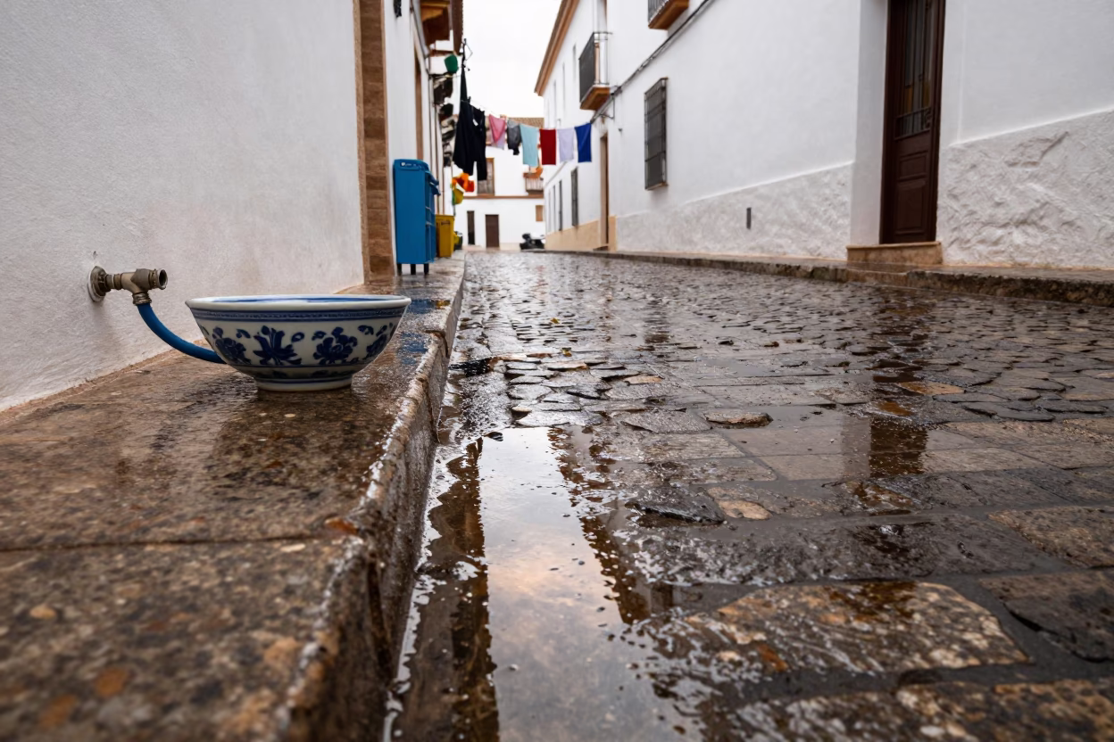 Porcelain Bowl in Granada in in Granada, Spain