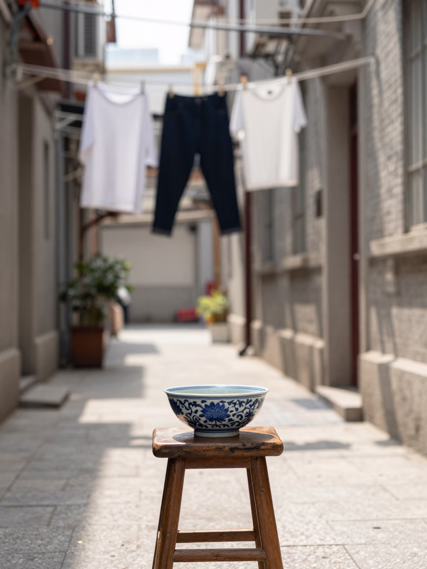 Porcelain Bowl in Shanghai in in Shanghai, China