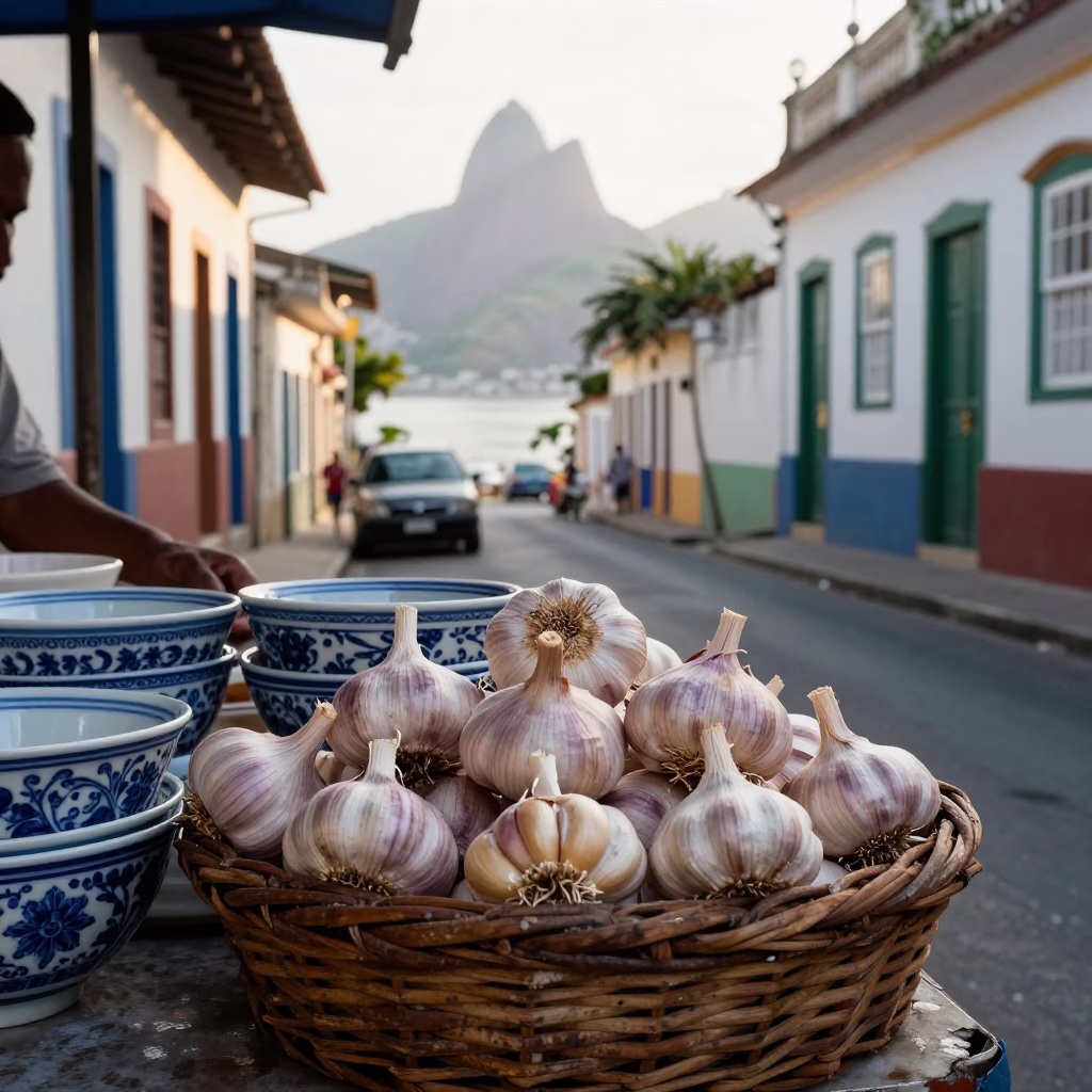 Porcelain Bowls in Rio De Janeiro in in Rio de Janeiro, Brazil