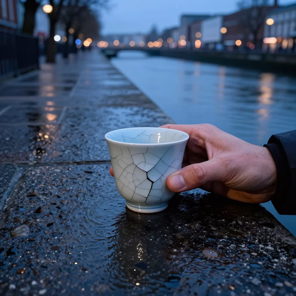 Porcelain Cup in Dublin in in Dublin, Ireland