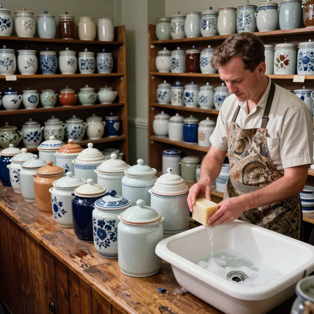Porcelain Jars at Afternoon Light in Dublin in in Dublin, Ireland
