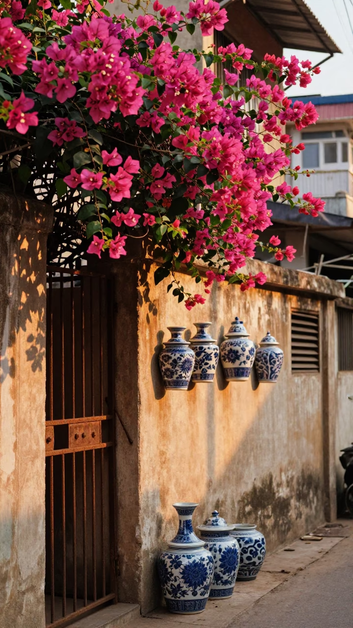 Porcelain Jars in Phnom Penh in in Phnom Penh, Cambodia