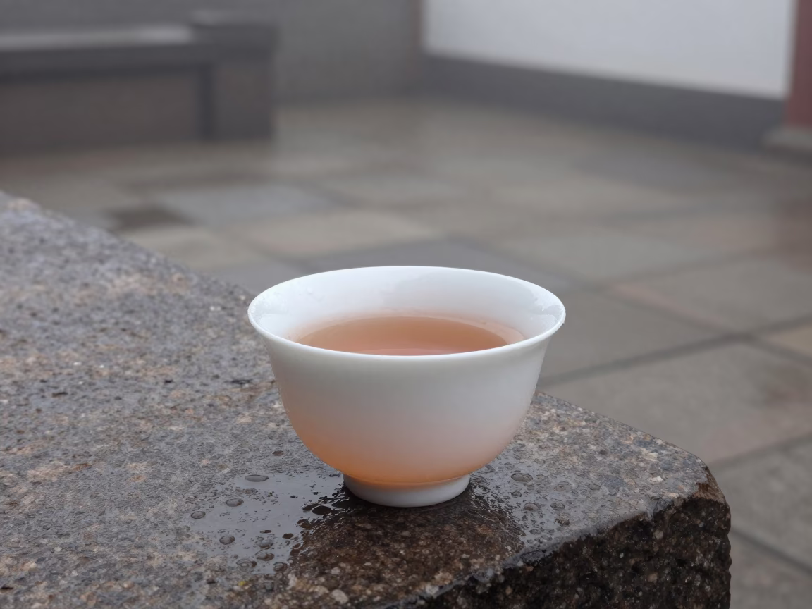 Porcelain Tea Cup in Hong Kong in in Hong Kong