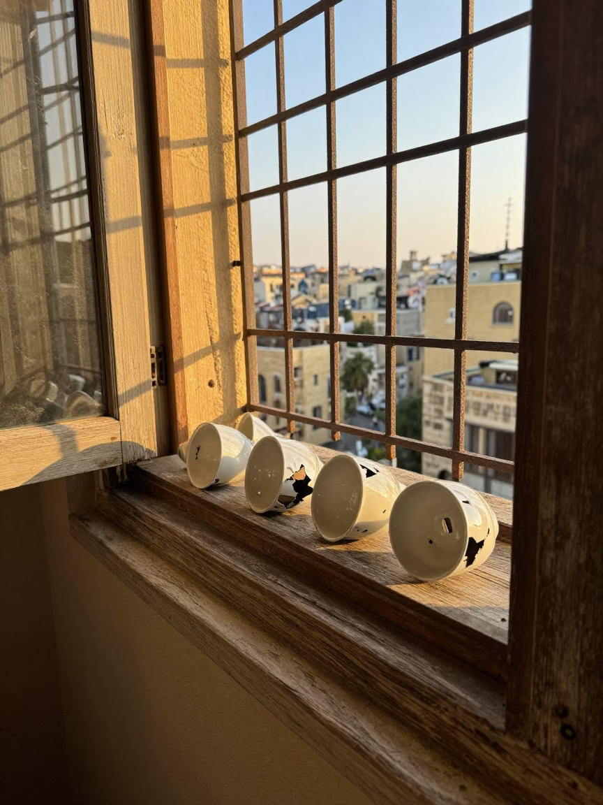 Porcelain Tea Cups in Beirut in in Beirut, Lebanon