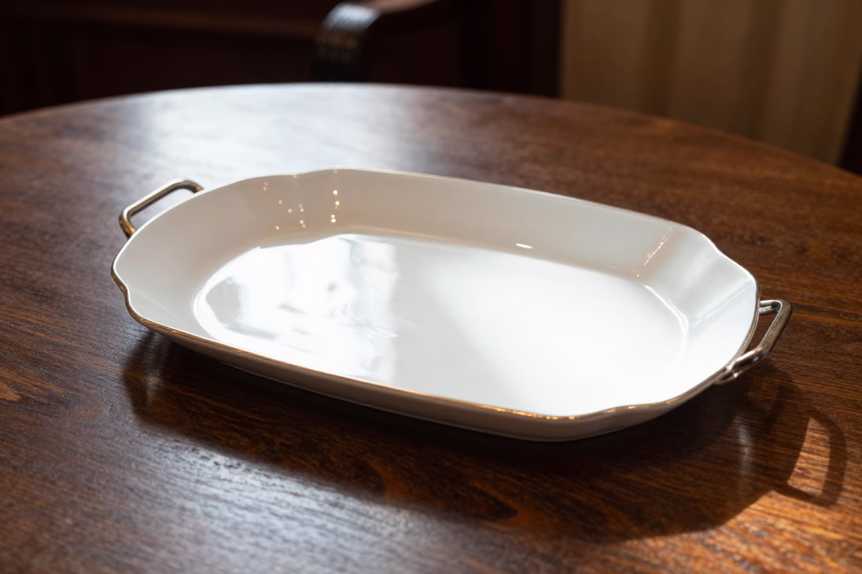 Porcelain Tea Tray in Vienna in in Vienna, Austria