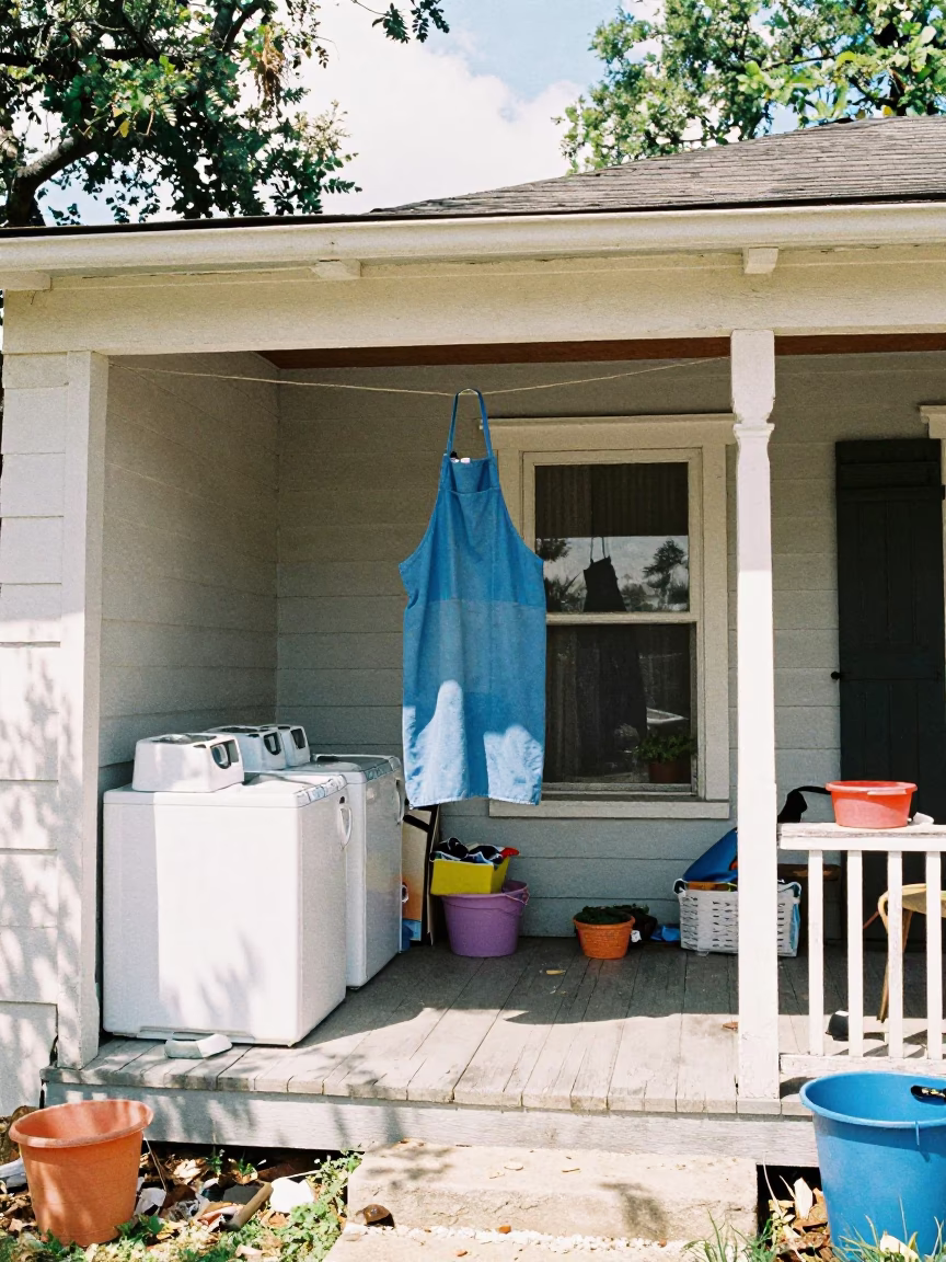 Porch Clutter in Austin in in Austin, Texas, United States