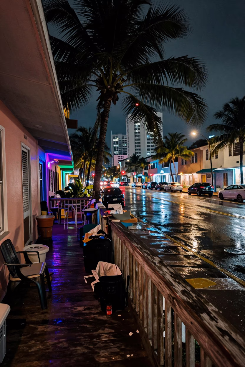 Porch Clutter in Miami in in Miami, Florida, United States