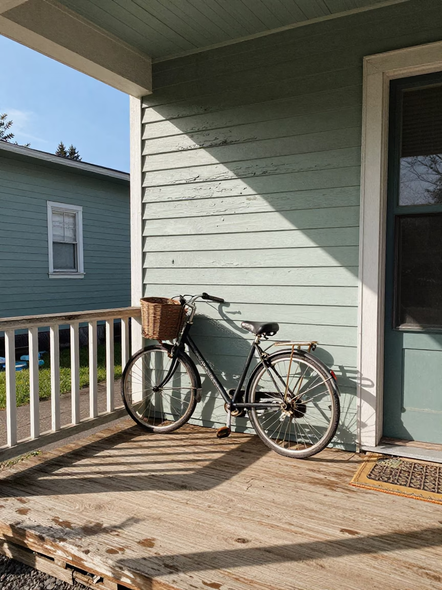 Porch Details in Portland in in Portland, Oregon, United States
