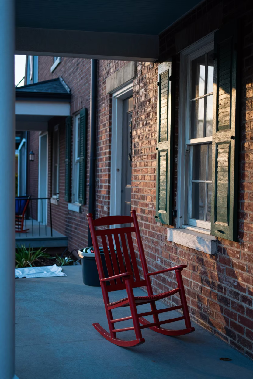 Porch Scene in Nashville in in Nashville, Tennessee, United States