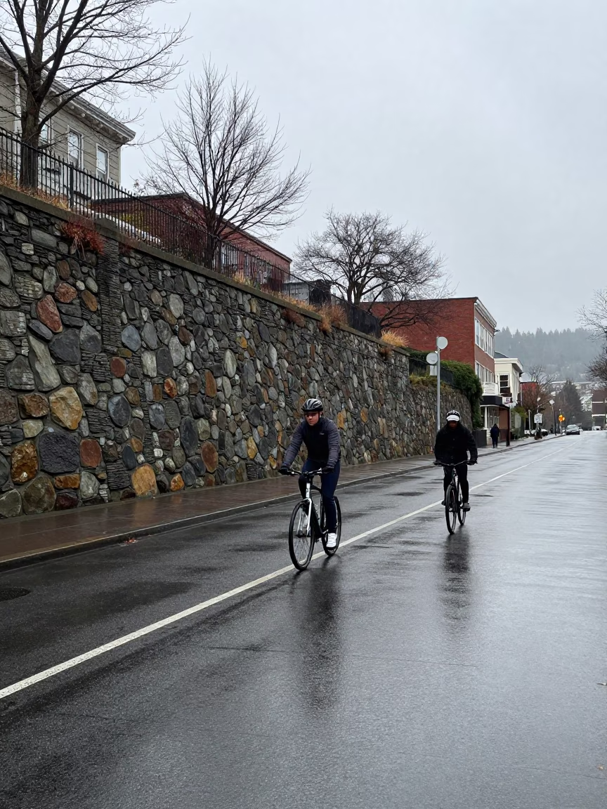 Portland Pedestrian at Noon Light in in Portland, Oregon, United States